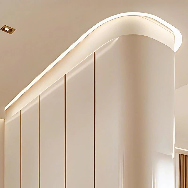 Cream white floating wardrobe (2)