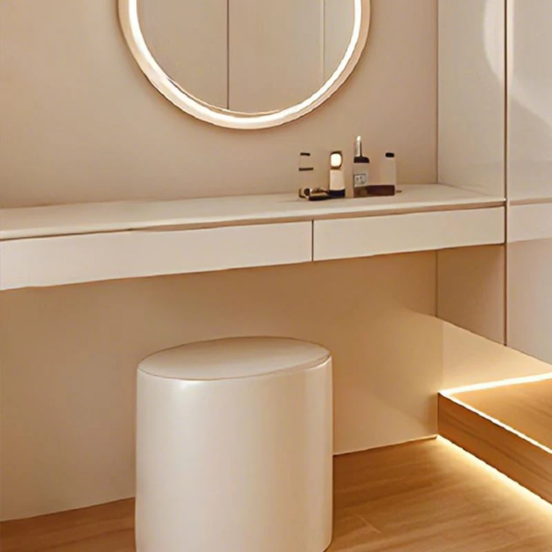 Cream white floating wardrobe (4)