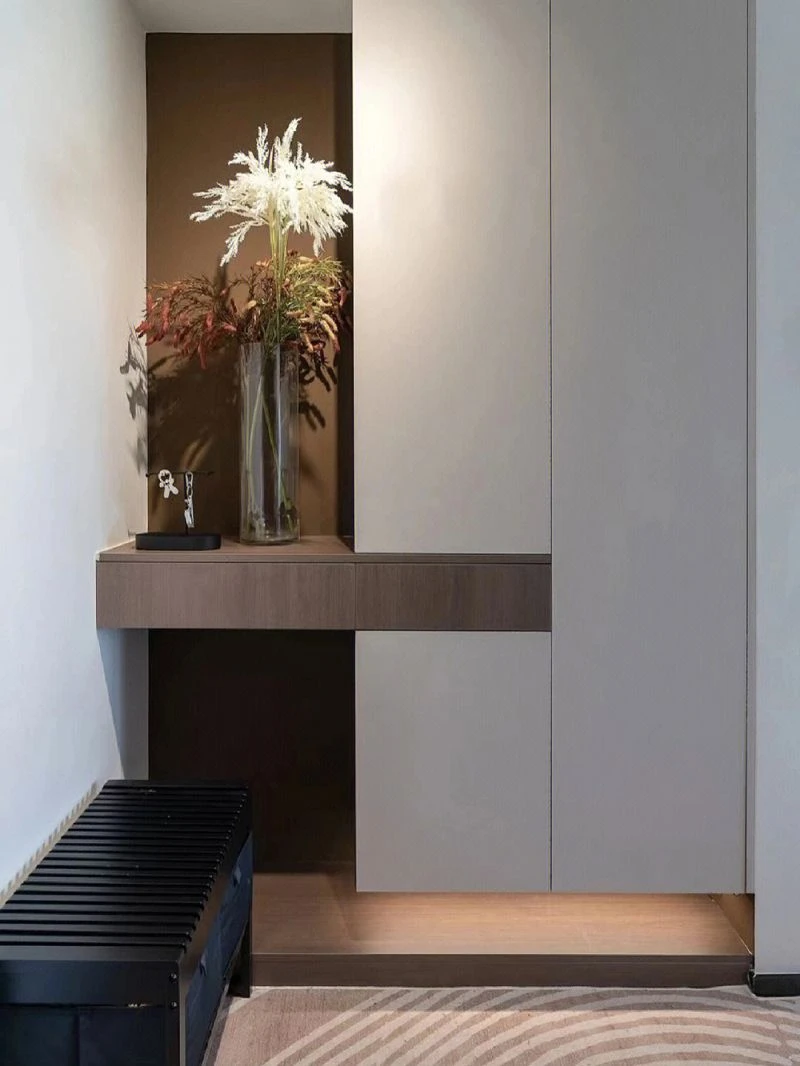 Handleless full-height foyer storage shoe cabinet001 Handleless full-height foyer storage shoe cabinet001